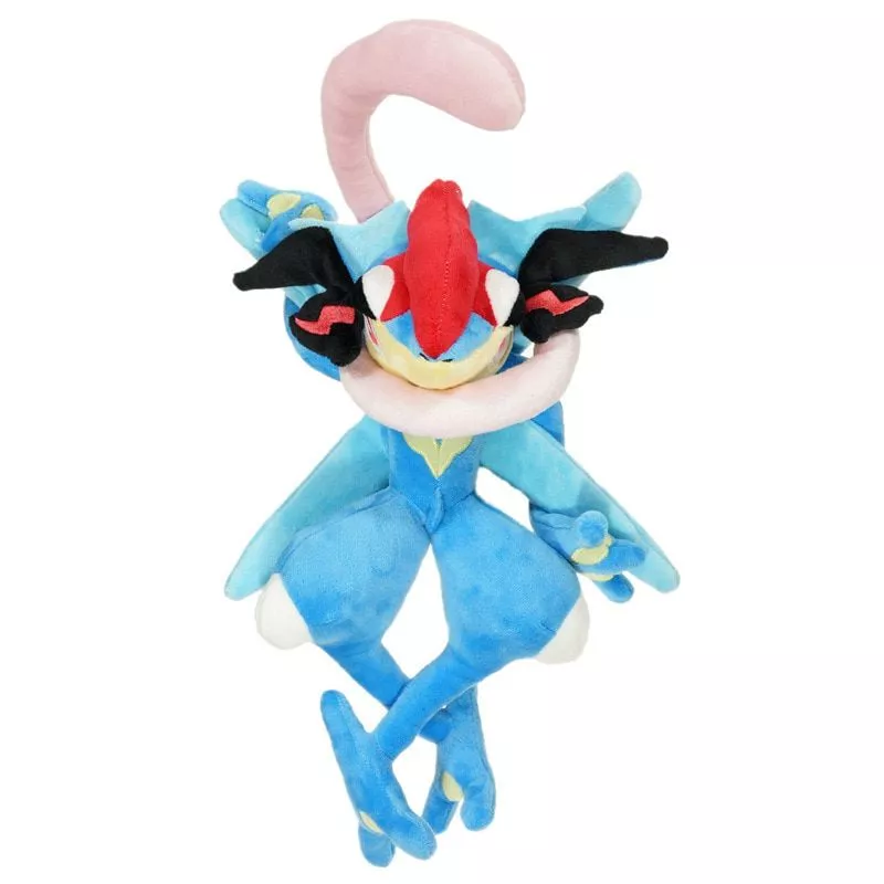 pelucia pokemon 30cm greninja brinquedo de pelucia macio peluche bonecas presente Desenhos animados diversão pipoca em forma de bolsas de ombro feminino personalidade design pequena corrente crossbody saco menina bolsa sac a principal femme