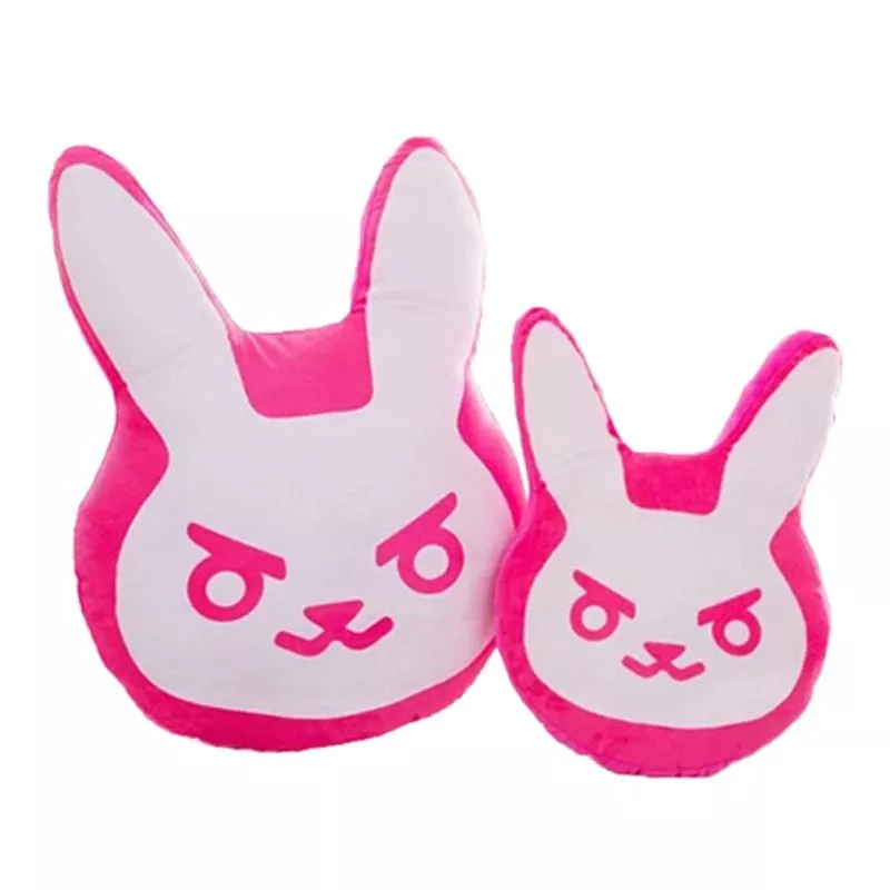 Pelúcia Pokemon 35 cm/55 cm Overwatch Dva Pioneiro Jogo Almofadas De Pelúcia Coelho de Pelúcia Almofada Travesseiro Brinquedos de Pelúcia Macia animais Cosplay Crianças Brinquedos