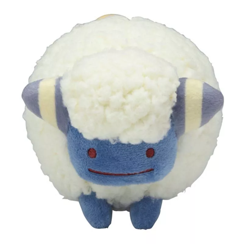 Pelúcia Pokemon ditto cosplay mareep recheado de pelúcia bonecas wattouat almofada travesseiro figura brinquedo crianças presente tfa3257