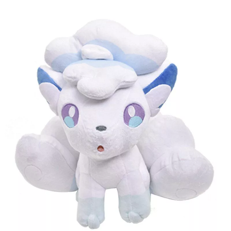 pelucia pokemon go sun moon arora gelo e fogo seis cauda fox plush doll toy Colar Fire Emblem Série de jogos fogo emblema colar cor ouro chama azul cristal pingente corrente colares para fãs