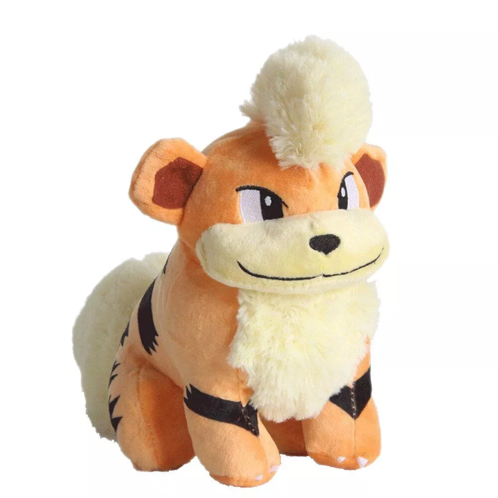Pelúcia Pokemon Growlithe arcanine brinquedo de pelúcia macio pelúcia boneca elf coleção crianças brinquedos presente aniversário