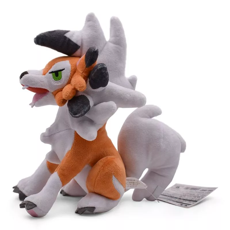 pelucia pokemon lycanroc crepusculo forma rocha peluche 24 cm boneca de pelucia Pelúcia League of Legends LoL game 50cm dos desenhos animados fadas lenda do neverbeast tinkerbell brinquedo de pelúcia gruff macio pelúcia animais boneca para crianças presente