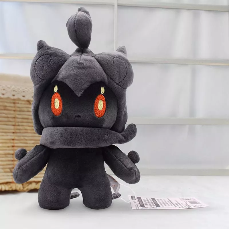 Pelúcia Pokemon marshadow 22cm peluche brinquedos dos desenhos animados animais de pelúcia brinquedos de natal macio melhor presente