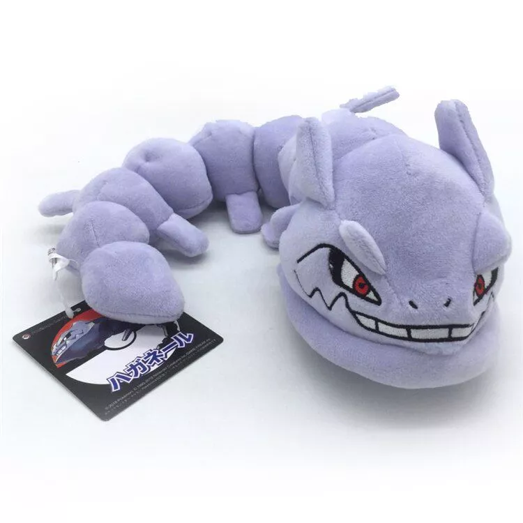 pelucia pokemon onix cobra monstro de pelucia recheado dos desenhos animados anime Bolsa 40cm unicórnio esqueleto raio-x de pelúcia bonito crianças saco de escola pacote macio recheado personalidade animais crossbody brinquedos saco do miúdo presente da menina