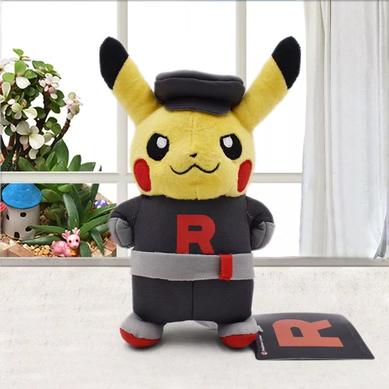 pelucia pokemon pikachu cosplay equipe rocket peluche boneca bonecos de pelucia Pelúcia 23cm gengar pokemon morcego demônio animal filme boneca recheado macio alta qualidade novo aniversário dia das bruxas presente natal criança