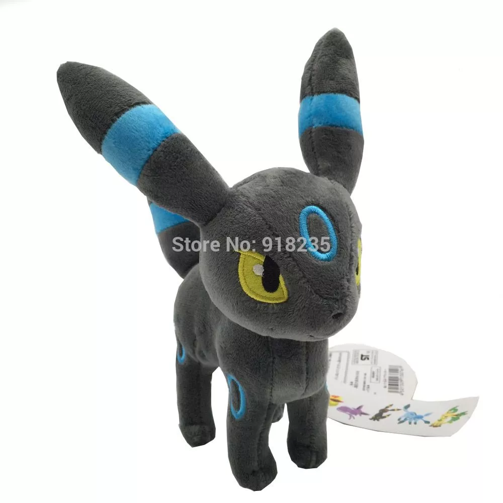 Pelúcia Pokémon Evolução Eevee Umbreon Sombrio Preto Dark Infantil Coleção  Decoração Gato Gatinho, Pelúcia Usado 85063693