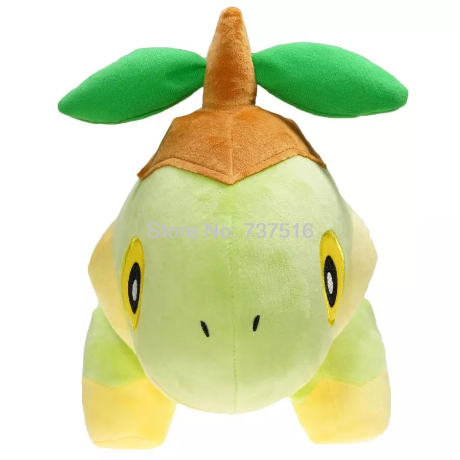 pelucia pokemon turtwig mudas de grama tartaruga figura da boneca de Moda copo de garrafa de água de vidro com tampa da coroa capa do corpo resistente ao calor nova chegada