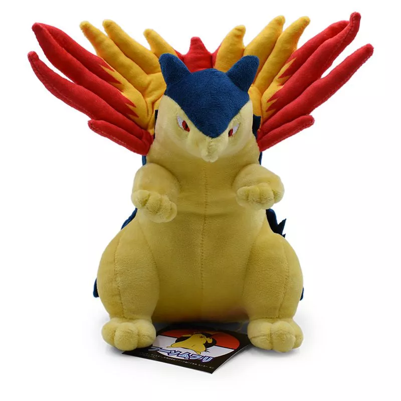 pelucia pokemon typhlosion 25 cm para os melhores presentes boneca de pelucia Pelúcia Pokemon Typhlosion 25 cm para os melhores presentes boneca de pelúcia brinquedos quentes