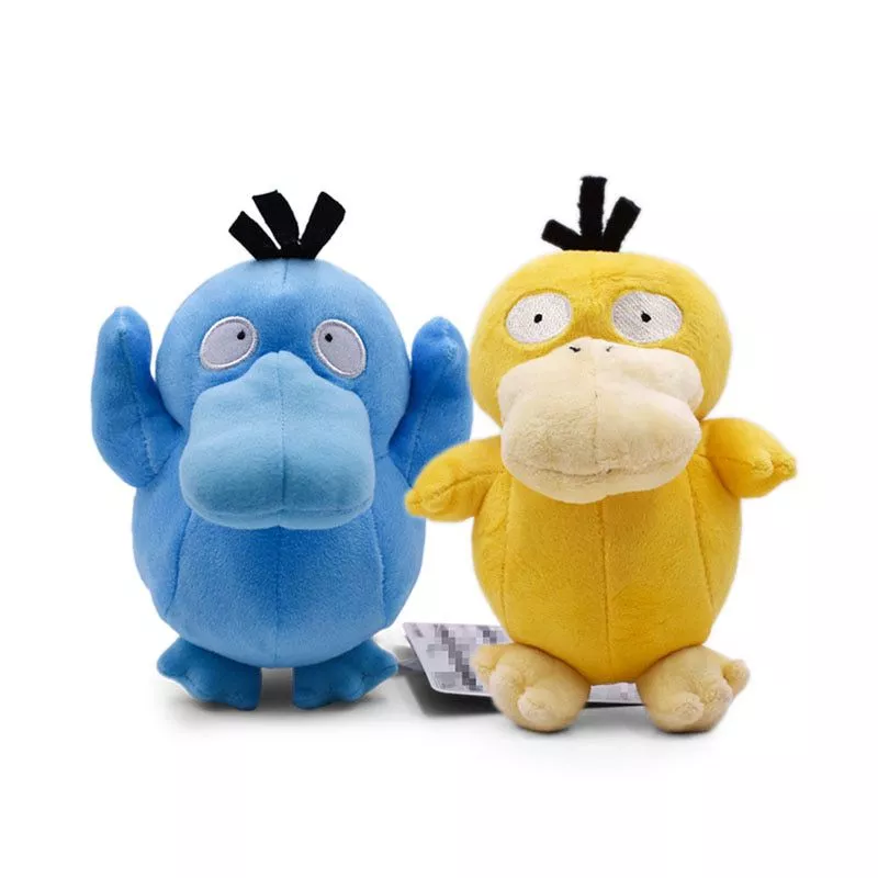 pelucia psyduck 2 estilos animal dos desenhos animados brilhante shiny peluche Jean YIYOHI Novas das Mulheres de alta Qualidade Maquiagem Cosméticos Saco Caso Bolsa Mini Bolsa de Lona Bolsa De Viagem De Armazenamento Multifuncional