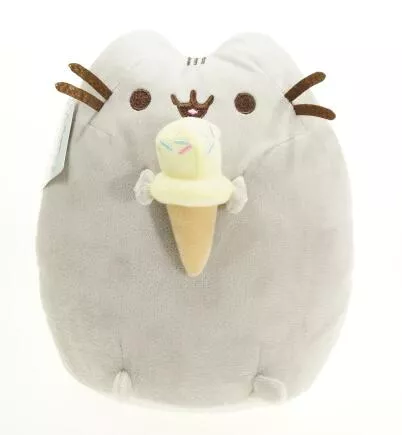 pelucia pusheen gato facebook ice cream cinza 25cm Suporte de banda de mão do telefone de silicone universal anel de dedo push pull aperto suporte de cor doce pulseira cinta push pull suporte