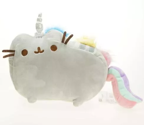 pelucia pusheen gato facebook rainbow cinza 25cm Brinco Final Fantasy nuvem luta cosplay brincos um unidade