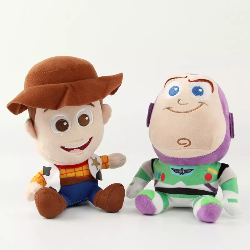 pelucia set 2pcs 20cm toy story woody buzz lightyear boneca de brinquedo de Pelúcia Baldi 25 cm 2 estilo Básico na Educação e na Aprendizagem das tempo de jogo Dos Desenhos Animados de Pelúcia boneca Brinquedos de Pelúcia Para As Crianças presente de Aniversário Presente