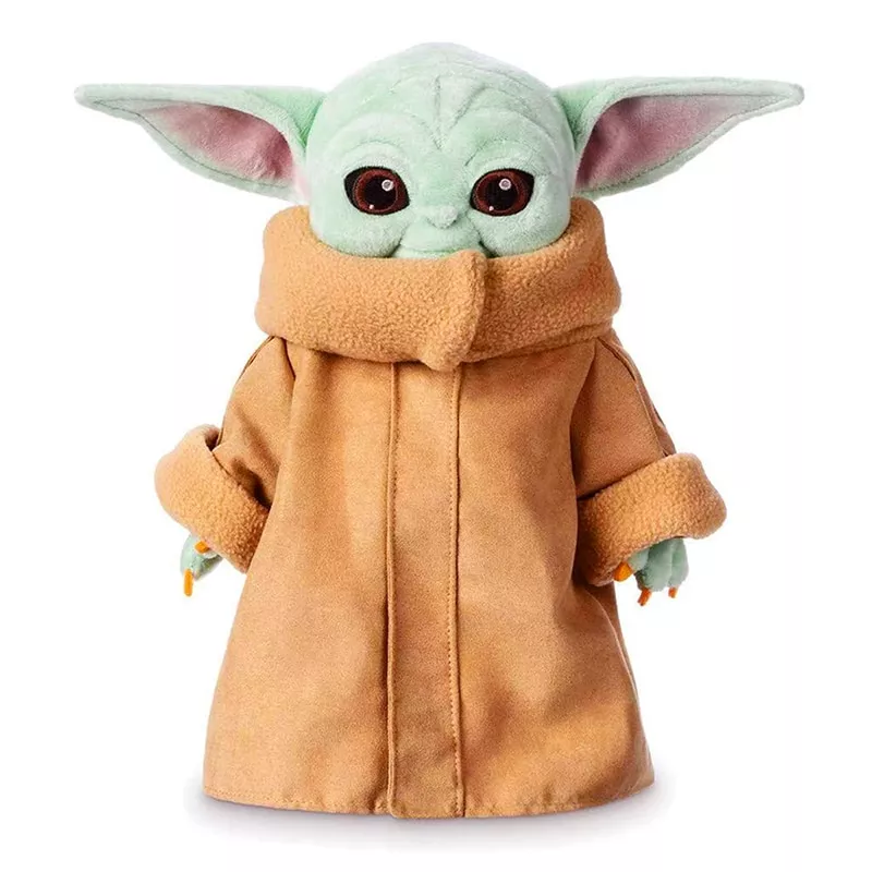 pelucia star wars bebe yoda recheado brinquedos 25cm Star wars bebê yoda bonito yoda flor do bebê pote as bonecas mandalorianas brinquedo presentes para crianças