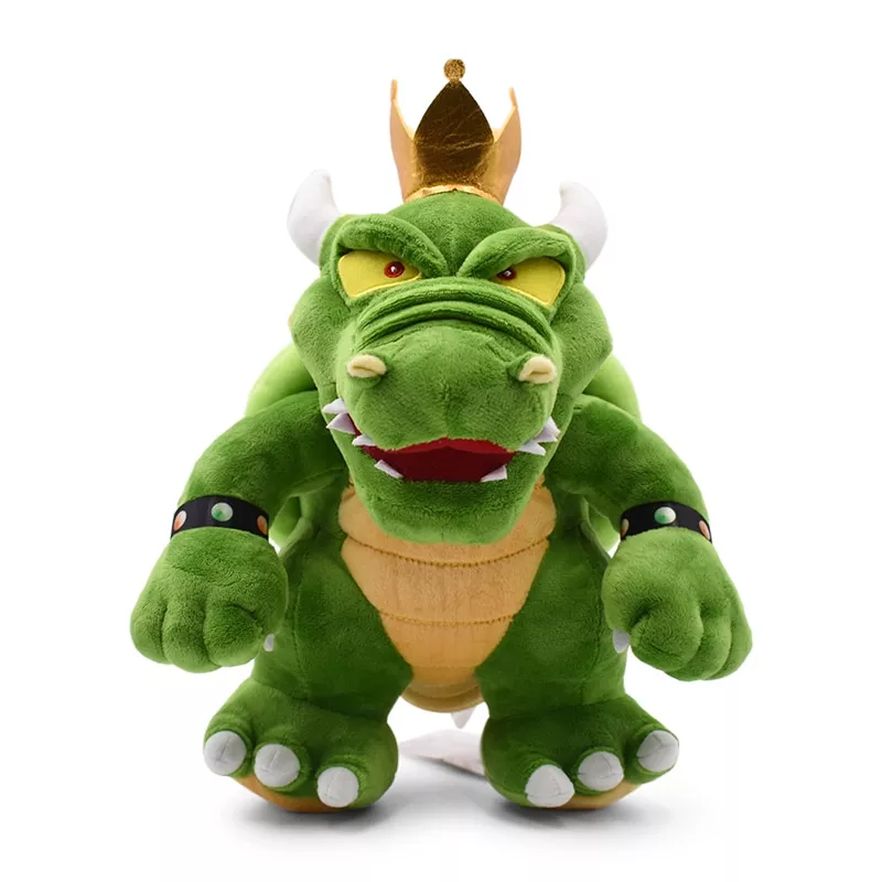 Pelucia Super Mario 30cm Rei Koopa Bowser Boneca de Pelúcia Brinquedos Novo Mario Bicho de pelúcia Grande Presente