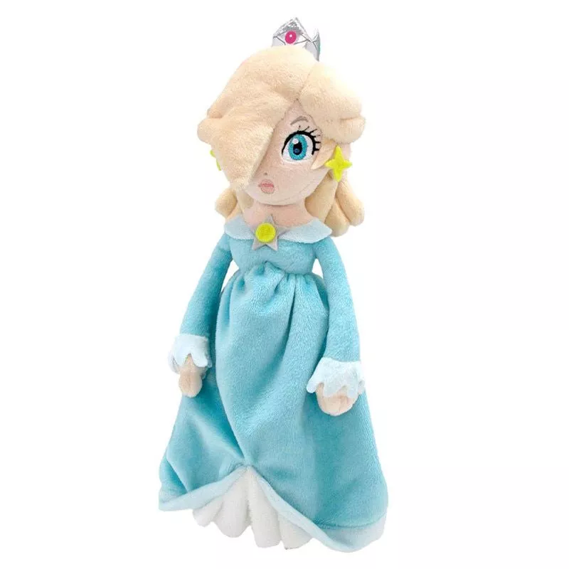 pelucia super mario all star collection rosalina recheado de pelucia dos desenhos Colar Bela e a Fera seco flor colar de vidro romântico original rosa gota de água colar feminino