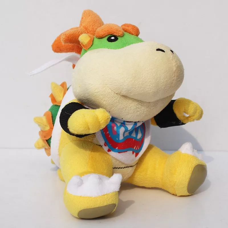 Pelúcia Super mario bros 18cm bowser jr koopa bowser dragão boneca de pelúcia irmãos macio pelúcia varejo