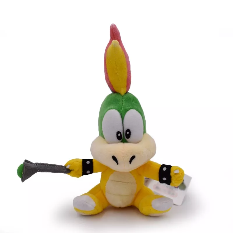 Pelúcia Super Mario Bros Lemmy Koopa 15cm