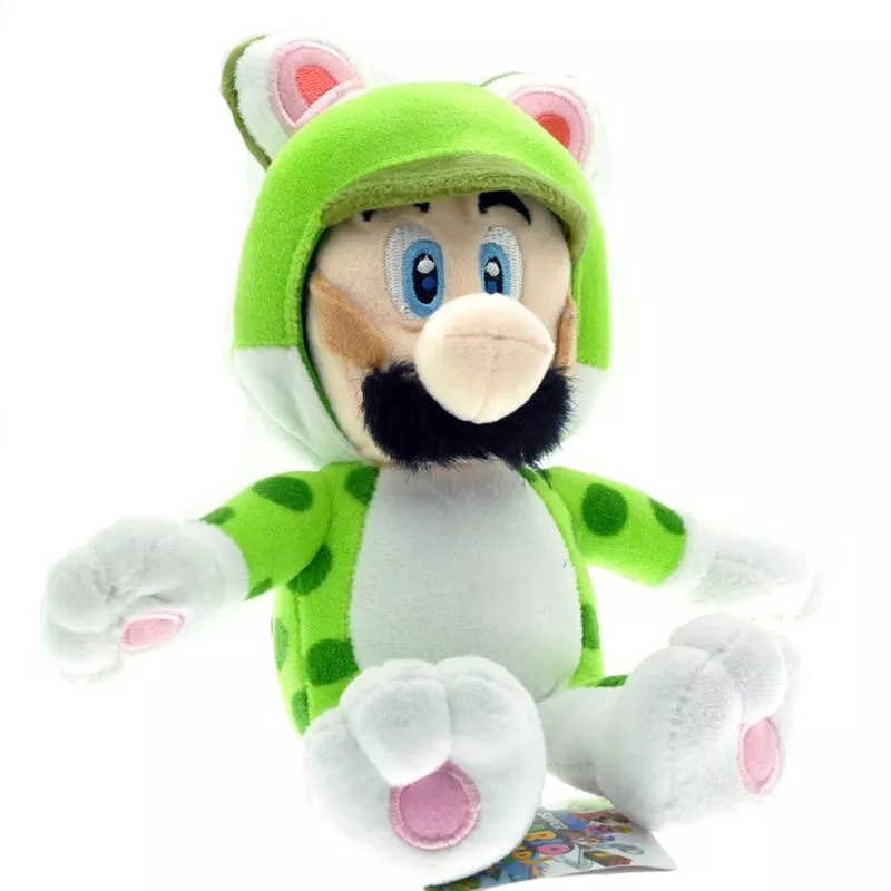 Pelúcia Super Mario Bros Luigi 10cm