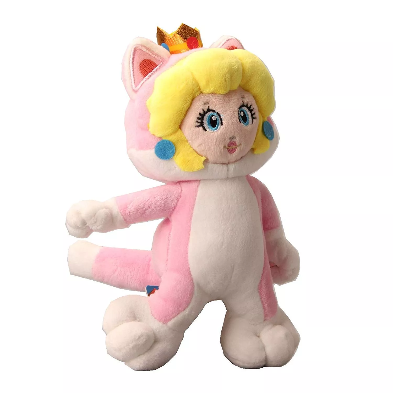 pelucia super mario bros princesa peach 10cm Carteira Jogo Super Mario Bros 9cm