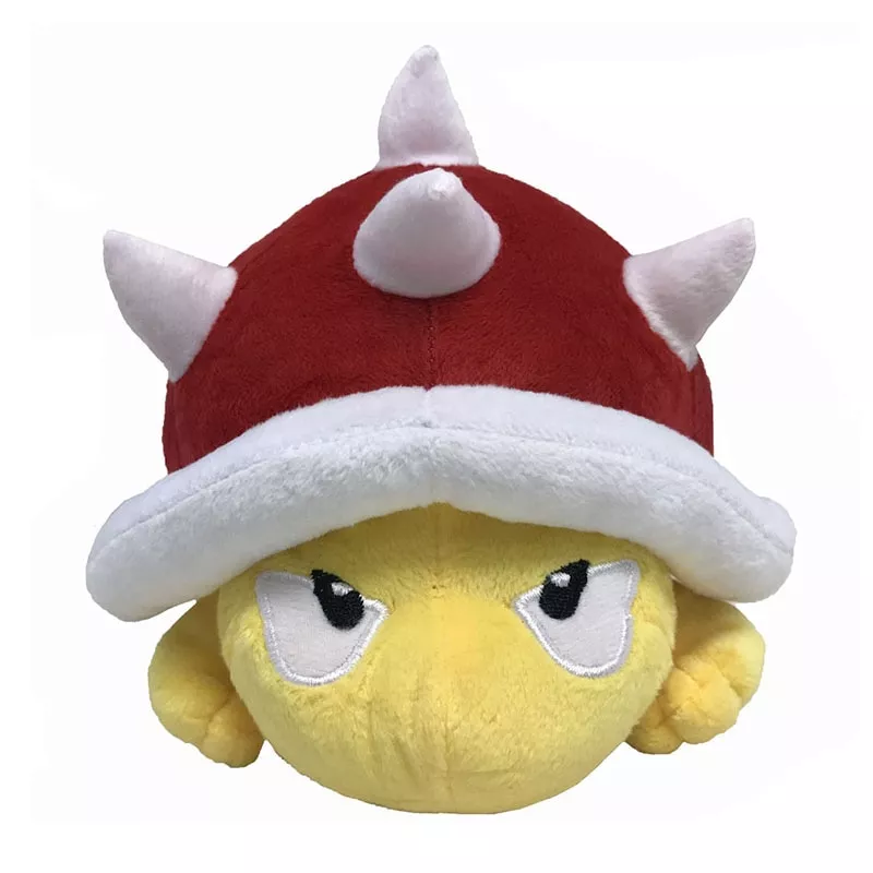 Pelúcia Super Mario Bros spiky koopa tartaruga 18cm