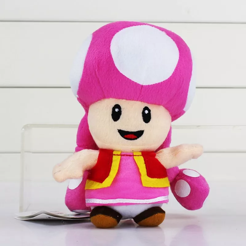 pelucia super mario cogumelo toadette recheado de brinquedos de pelucia Pelúcia Pokemon 25cm zeraora brinquedo de pelúcia em pé macio recheado dos desenhos animados boneca presente de aniversário para crianças