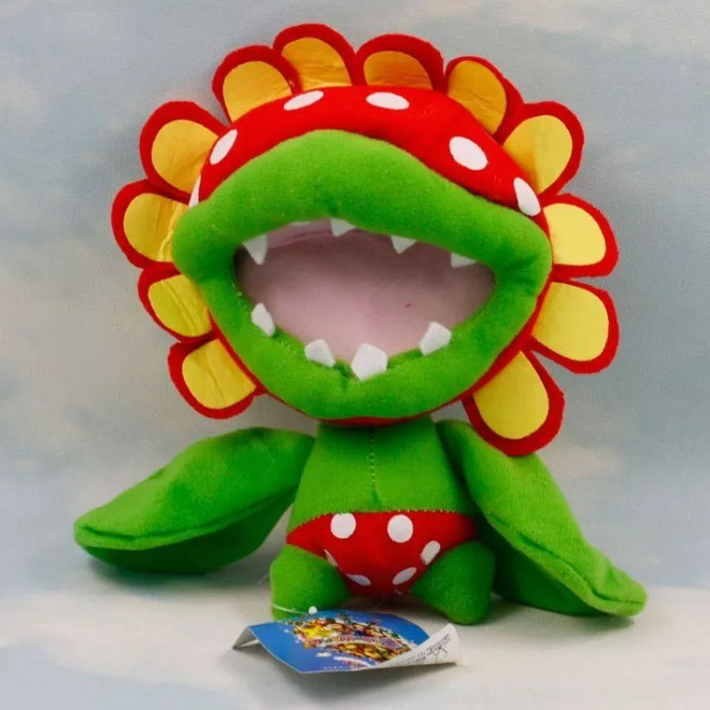 Pelúcia Super Mario Petey Piranha 18cm