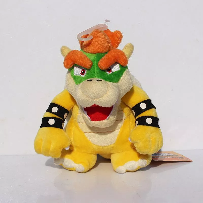 Pelúcia Super Mario Rei Bowser Koopa 18cm