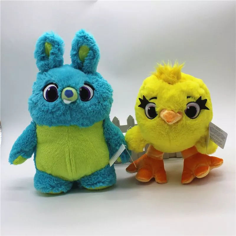 Pelúcia Toy Story 4 novo personagem coelho e pato recheado super macio brinquedos crianças brinquedos