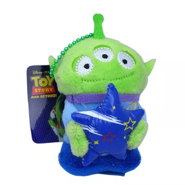 pelucia toy story squeeze toy aliens 8cm Colar Filme Aliens Prata