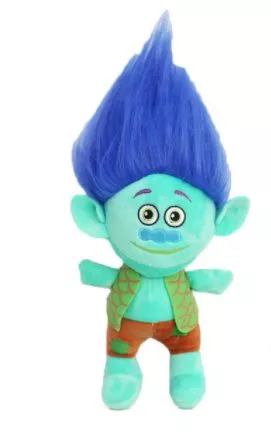 pelucia trolls tronco azul 23cm Pelúcia Trolls Cooper 23cm