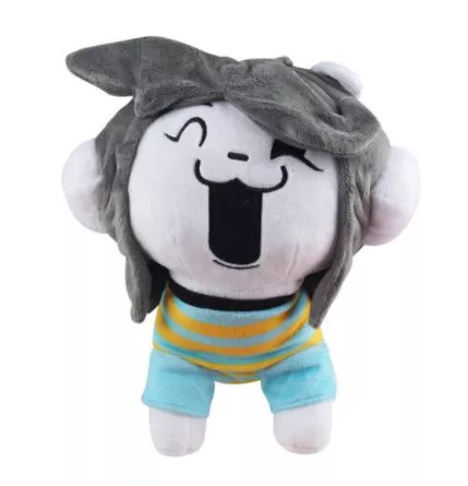 pelucia undertale temmie 20cm Pelúcia Undertale Temmie 20cm