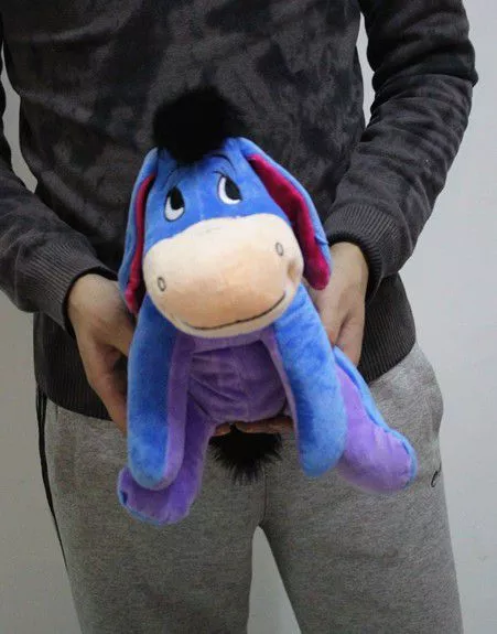 Pelúcia Ursinho Pooh Burro Bisonho Eeyore 25cm