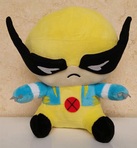 Pelúcia Wolverine X-Men Marvel 18cm