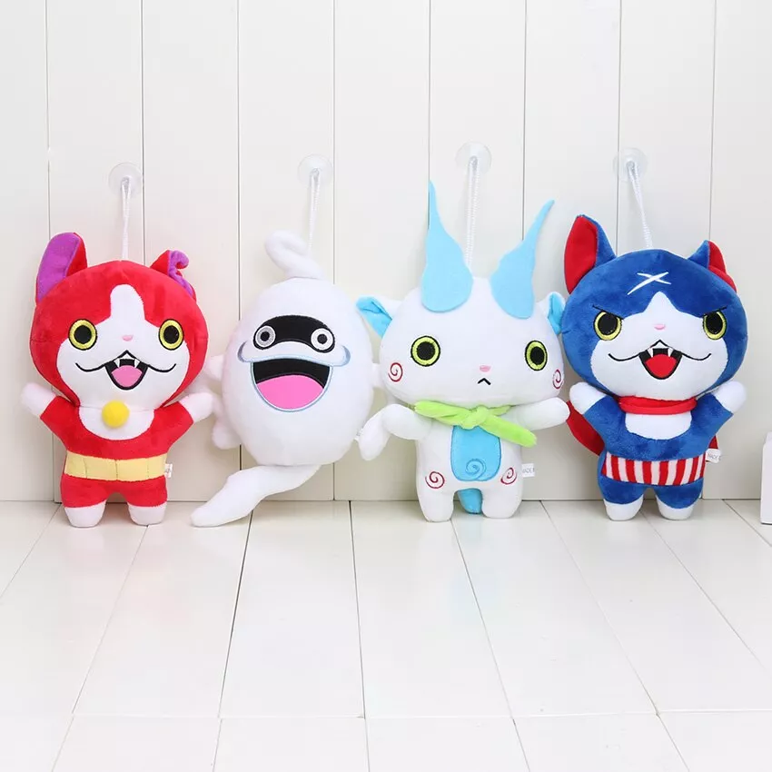 Pelucia Yokai Watch 4 Estilos 20 cm Japão Relógio Gato Vermelho KOMA Yokai SAN Nyan Sussurro Youkai Assista Brinquedo Macio da Boneca de Pelúcia