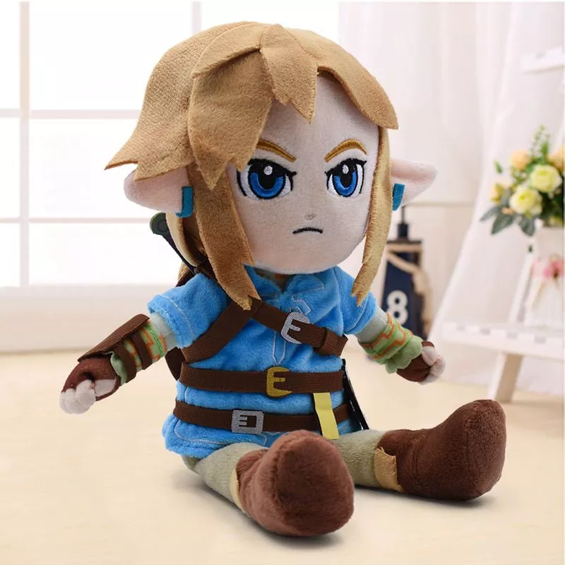 pelucia zelda 27cm brinquedos de pelucia dos desenhos animados link menino com Brinco Anime banana fish axiu links brincos