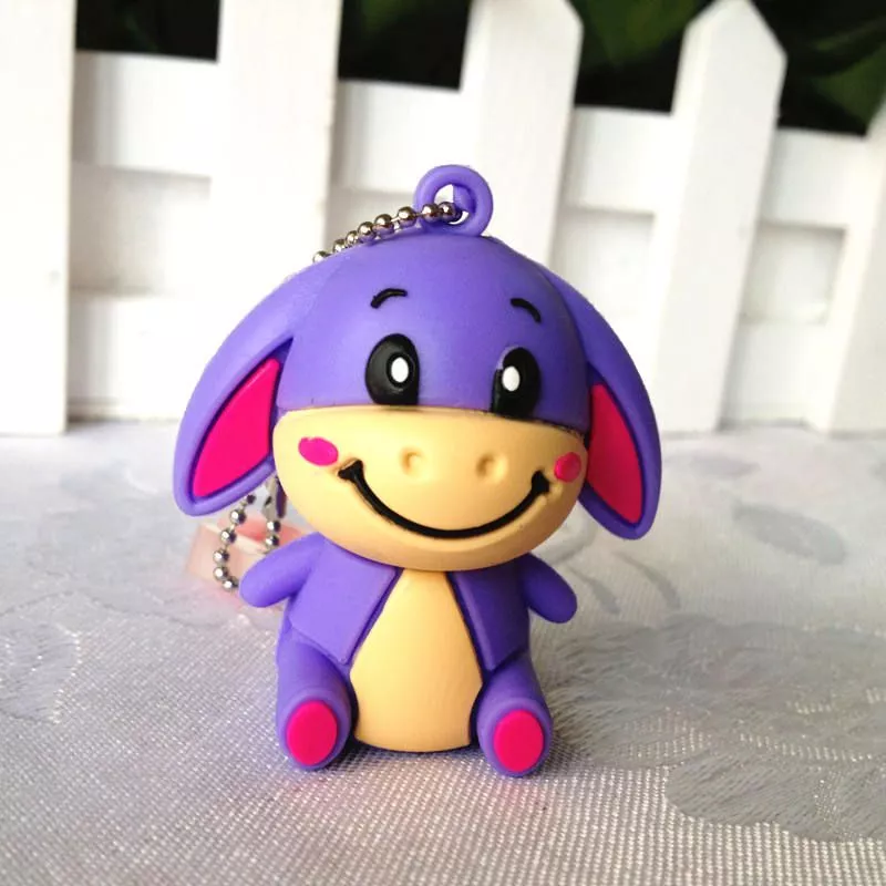 pen drive disney burro 2gb a 64gb Pen Drive Pato de Borracha Amarelo 2GB a 512GB