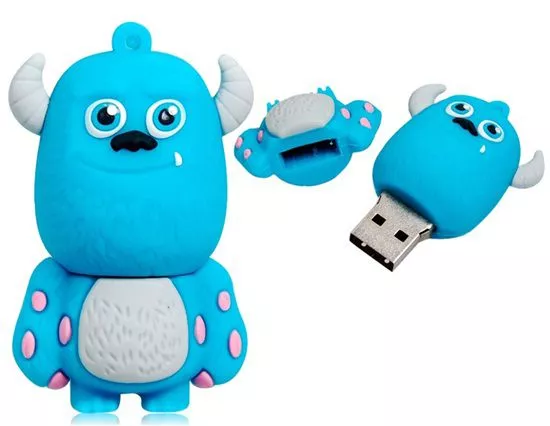 Pen Drive Disney Universidade Monstros Chibi Sullyvan 2GB a 64GB