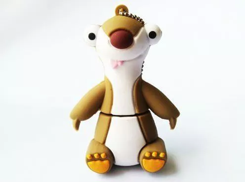 pen drive dreamworks era do gelo sid 2gb a 32gb Pen Drive Pato de Borracha Amarelo 2GB a 512GB