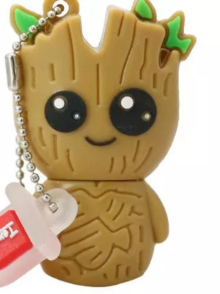 pen drive guardioes da galaxia baby groot 4gb a 64gb Pen Drive Guardiões da Galáxia Baby Groot 4GB a 64GB