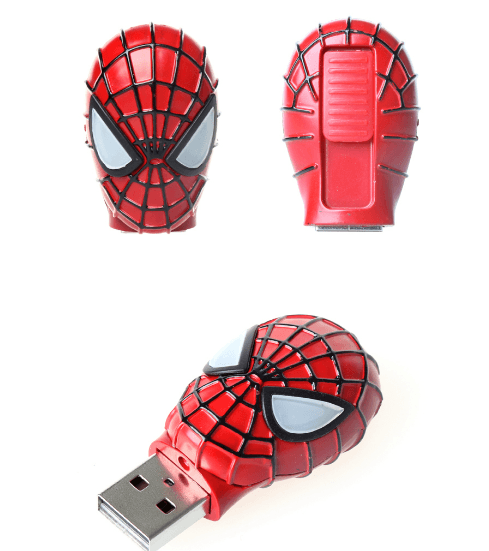 pen drive marvel spider man homem aranha avenger 4gb a 32gb Pen Drive Marvel Disney Iron Man Homem De Ferro Avenger Máscara Vermelha 2GB a 512GB