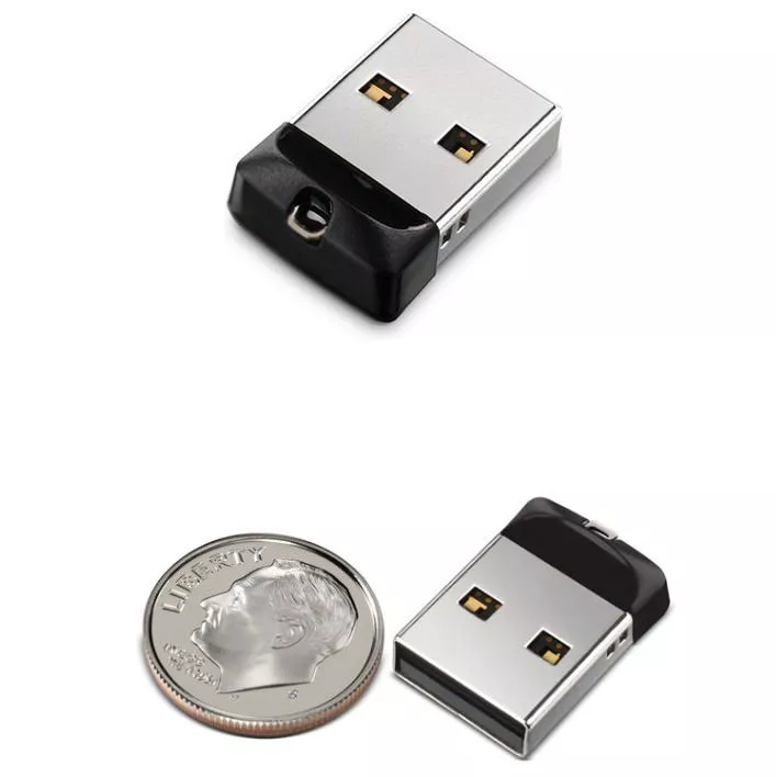 pen drive mini super compacto prova dagua 2gb a 64gb Pen Drive Mini JoyStick Preto 4GB a 32GB