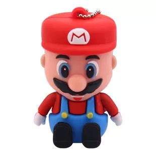 pen drive nintendo mario 2gb a 64gb Pen Drive Modelo Osso de Cão Branco 4GB a 32GB