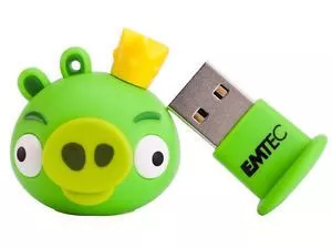 pen drive rovio angry birds rei porco king pig 2gb a 64gb Pen Drive Mini Super Compacto Prova D'água 2GB a 64GB