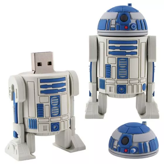 pen drive star wars droid robo 2gb a 64gb Pen Drive Pato de Borracha Amarelo 2GB a 512GB