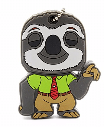Pen Drive Zootopia Flash 4GB a 32GB