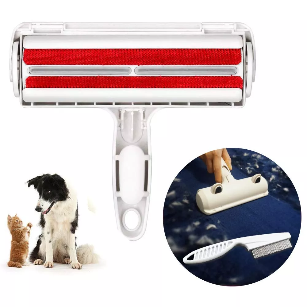 Pet Hair Remover Roller Dog Cat Hair Cleaning Brush Removing Dog Cat Hair from Furniture Carpets Clothing self-cleaning Lint