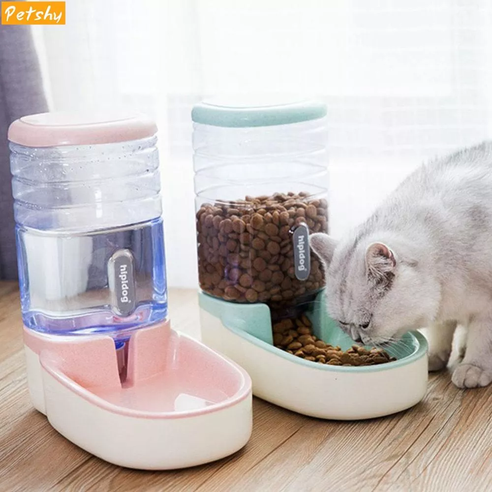 petshy 3.8l pet cat alimentadores automaticos plastico garrafa de agua do cao 3,8l alimentadores automáticos do cão garrafa de água plástica para a bacia do gato que alimenta e que bebe o distribuidor de água do cão para gatos que alimentam bacias