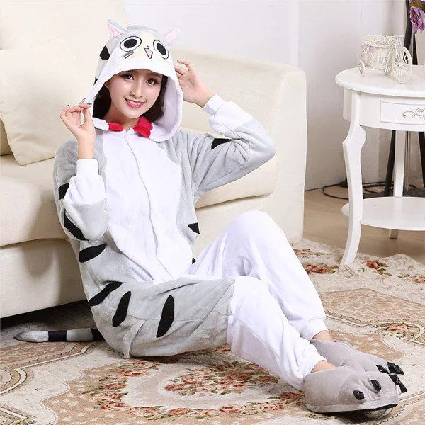 pijama adulto anime gato Pijama Adulto Urso Polar