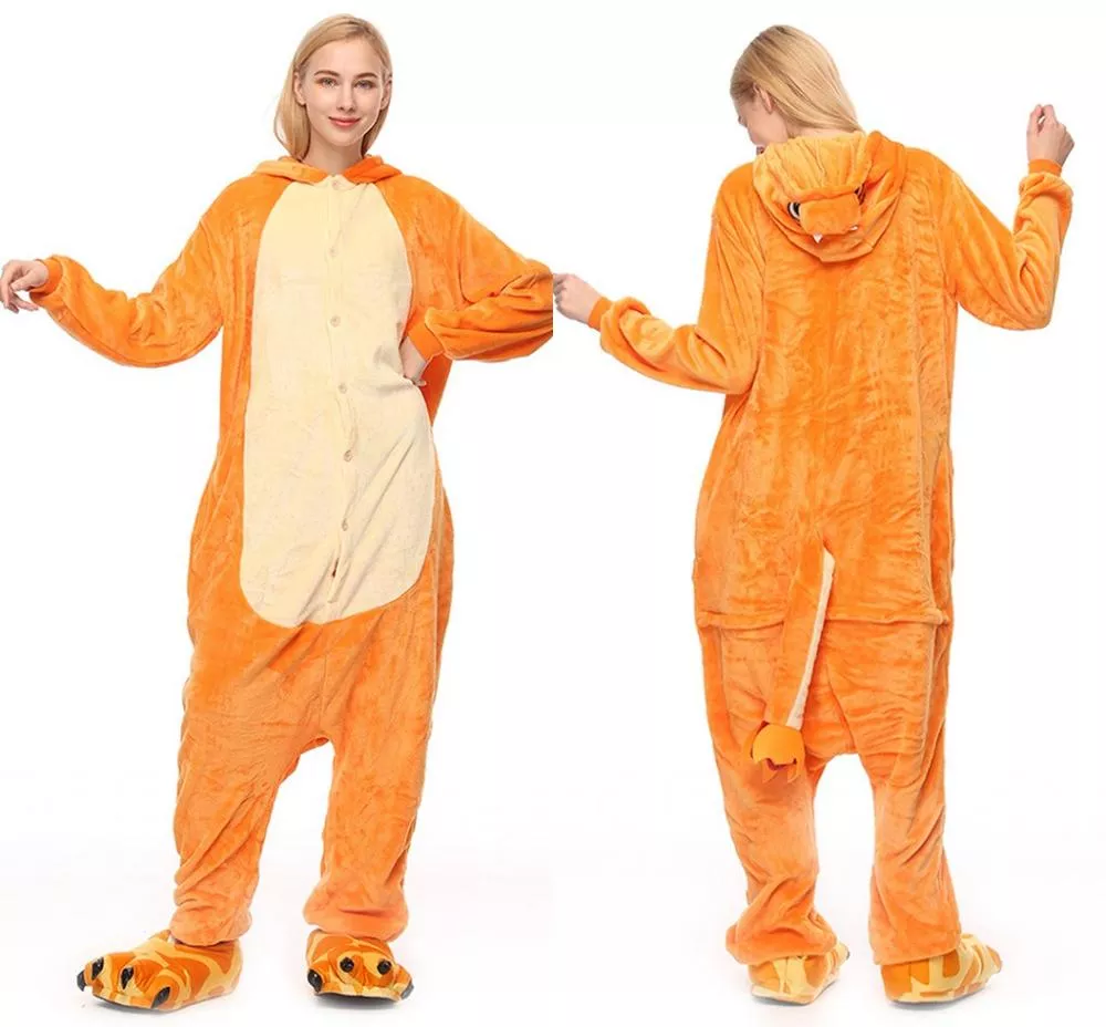 pijama adulto dragao laranja Pijama Adulto Urso Pooh