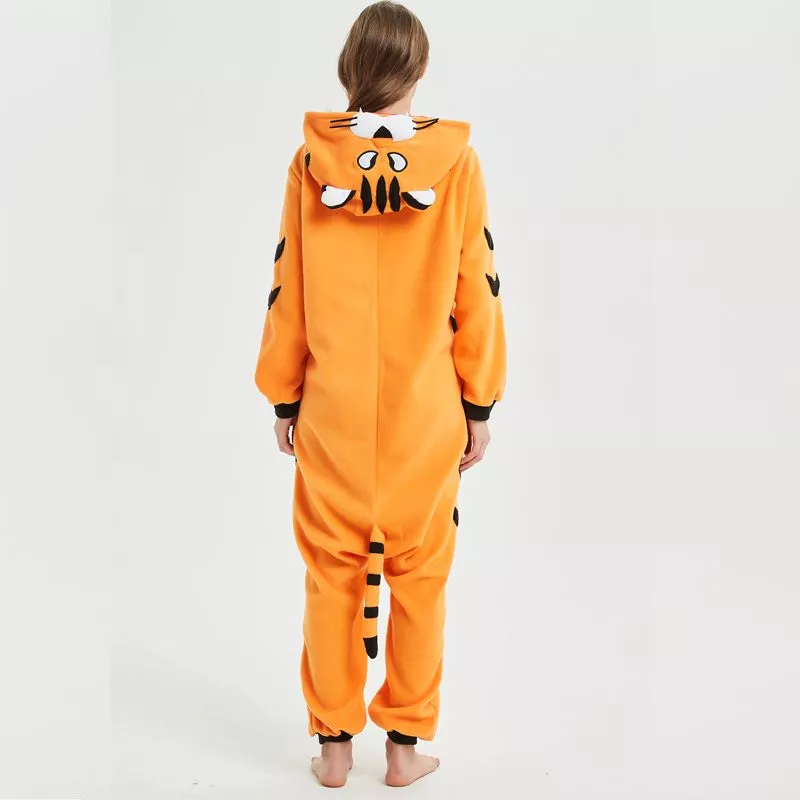 pijama adulto gato laranja 932 Pijama Adulto Unicórnio Branco